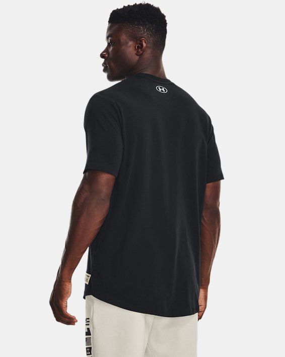 Men's Project Rock Family Short Sleeve in Black image number 1